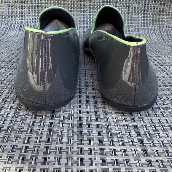 GALET Men's Patent Slip-On Loafers Forrest Green Size FR 43 / US 10 - Picture 6 of 7